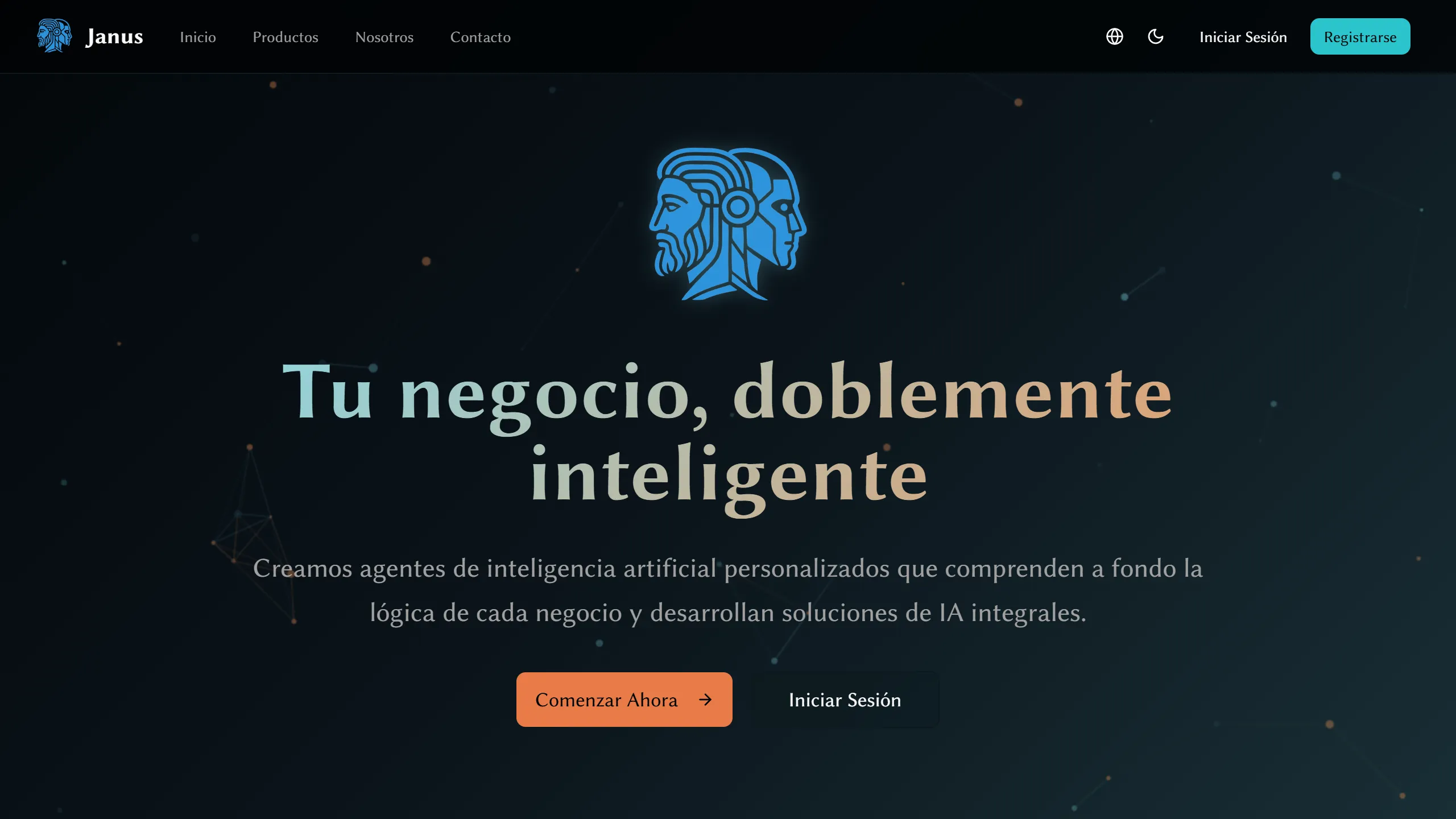Vista previa del portal de Janus